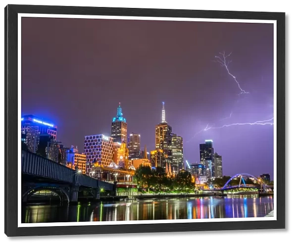 Melbourne lightning storm