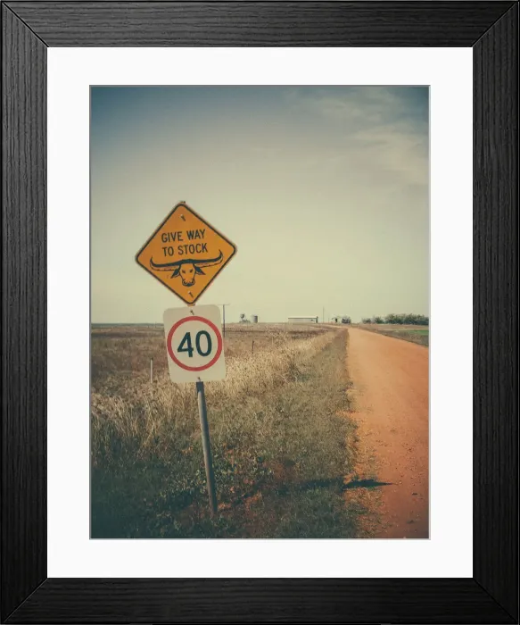 Framed Print : Offbeat Outback