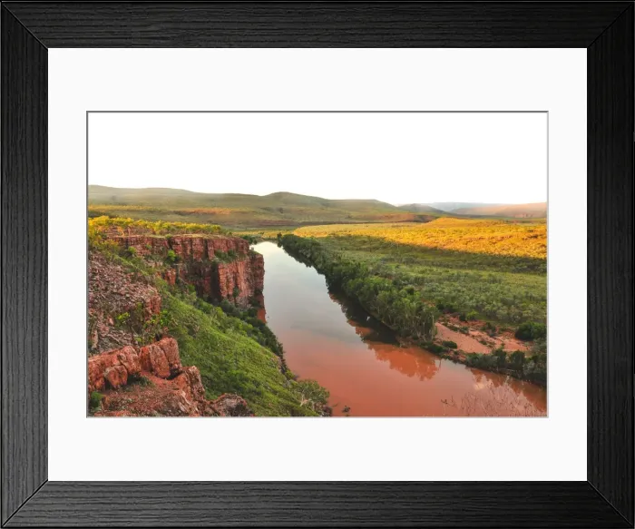 Framed Print : The Pentecost river