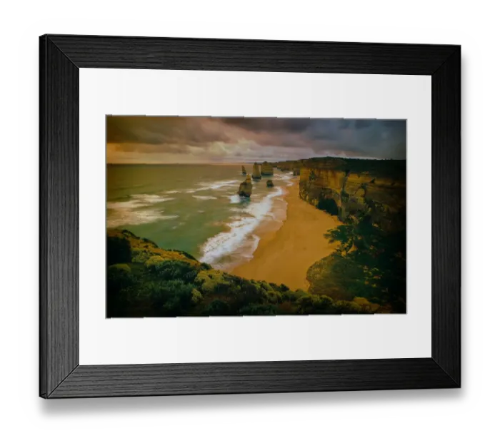 Framed Print : Dusk on the Shipwreck coastline at the Twelve Apostles, Port Campbell, Victoria Framed Print : Dusk on the Shipwreck coastline at the Twelve Apostles, Port Campbell, Victoria