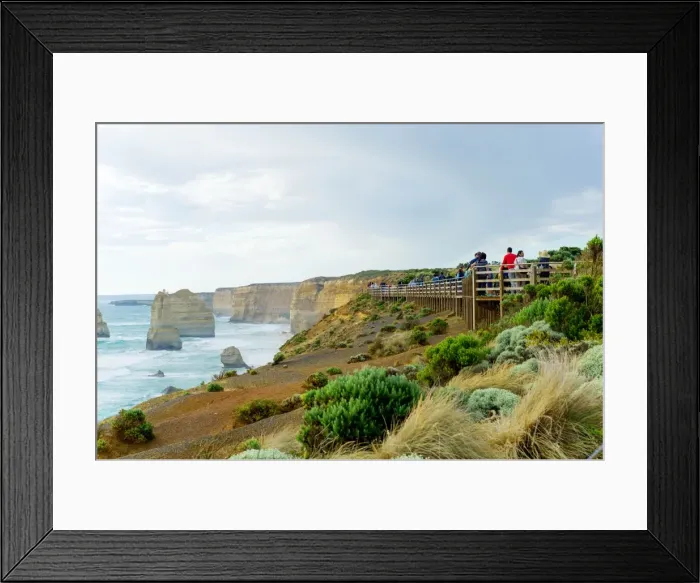 Framed Print : One of the lookout at 12 Apostles