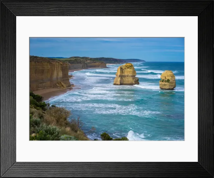 Framed Print : Twelve apostles. Great Ocean Road, Australia. Famous rock formations