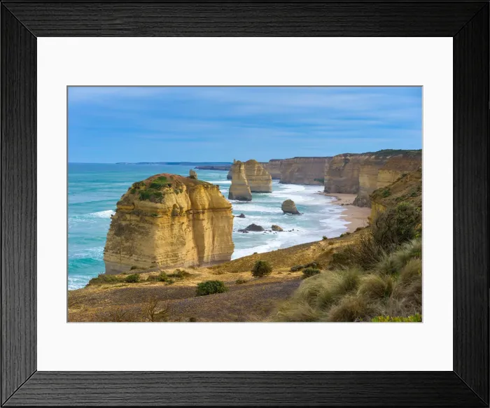 Framed Print : Twelve apostles. Great Ocean Road, Australia. Famous rock formations