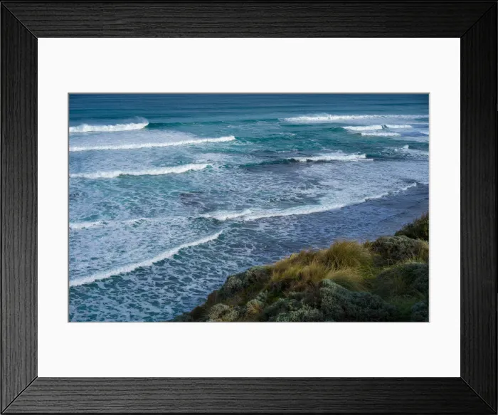Framed Print : Beautiful beach at Twelve apostles. Great Ocean Road, Australia. Famous rock formations