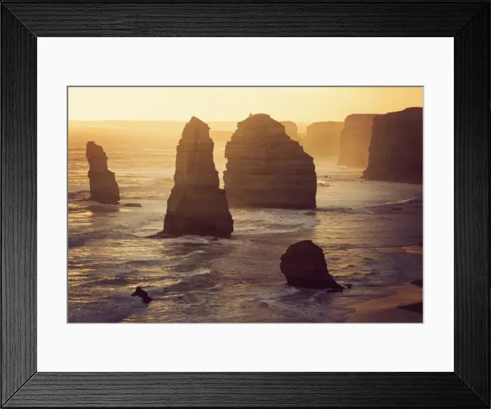 Framed Print : Australia, Victoria, Port Campbell, Twelve Apostles Rock Formation
