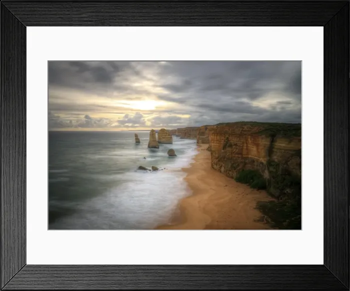 Framed Print : Great Ocean Road Twelve Apostles at sunset Framed Print : Great Ocean Road Twelve Apostles at sunset