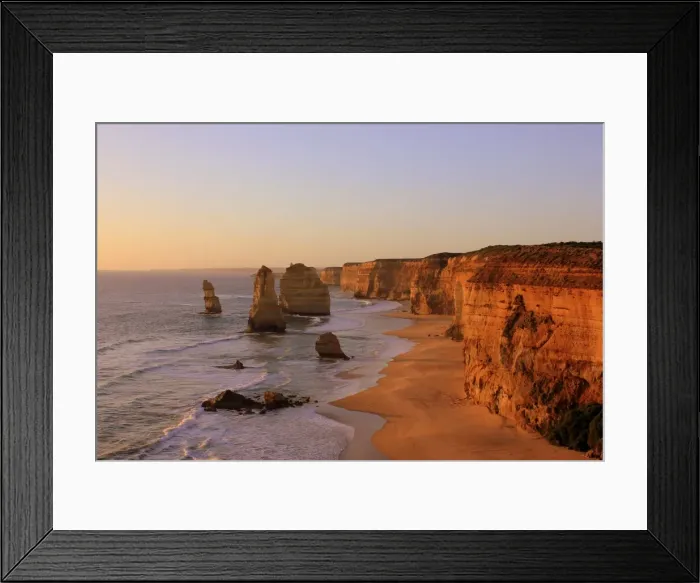 Framed Print : The Twelve Apostles at sunset