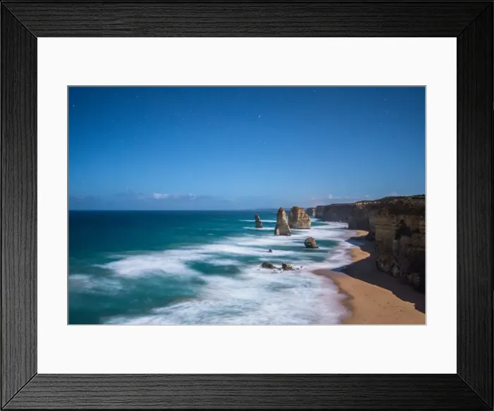 Framed Print : The twelve Apostle in the night time, Australia Framed Print : The twelve Apostle in the night time, Australia