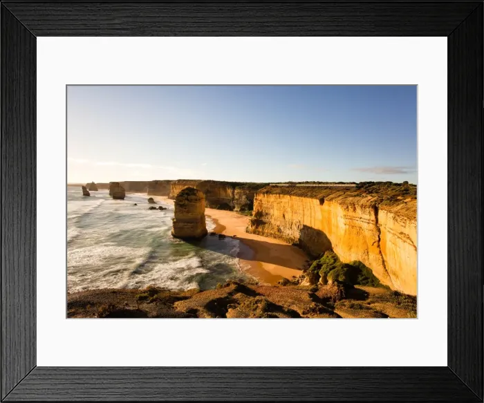 Framed Print : Great Ocean Road scenic view at sunset Framed Print : Great Ocean Road scenic view at sunset