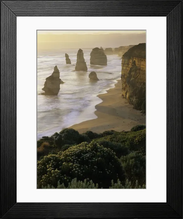 Framed Print : Australia, Victoria, Port Campbell National Park, Twelve Apostles, sunset Framed Print : Australia, Victoria, Port Campbell National Park, Twelve Apostles, sunset