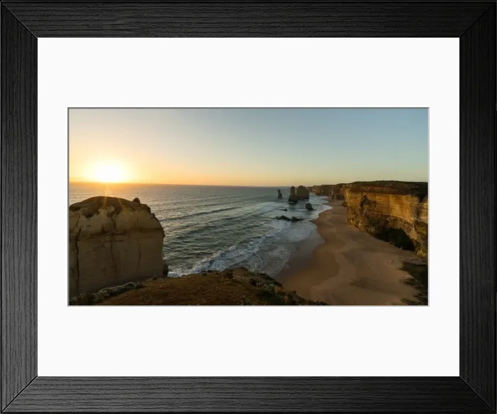 Framed Print : Twelve Apostles Sunset
