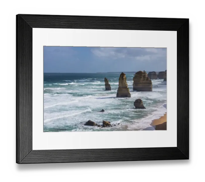 Framed Print : The Twelve Apostles Sea Rocks | Australia Framed Print : The Twelve Apostles Sea Rocks | Australia