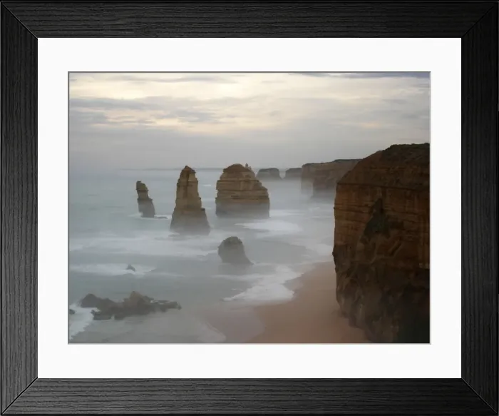 Framed Print : Misty 12 Apostles Framed Print : Misty 12 Apostles