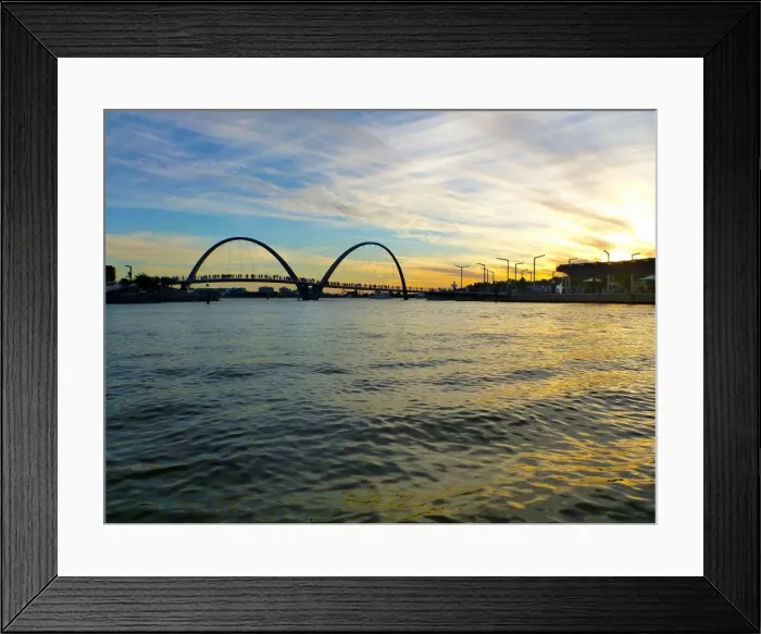 Framed Print : Sunset Perth