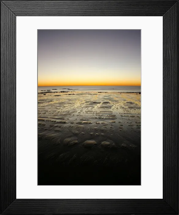 Framed Print : Sunset at Barn Hill Station near Broome showing of the mudflats