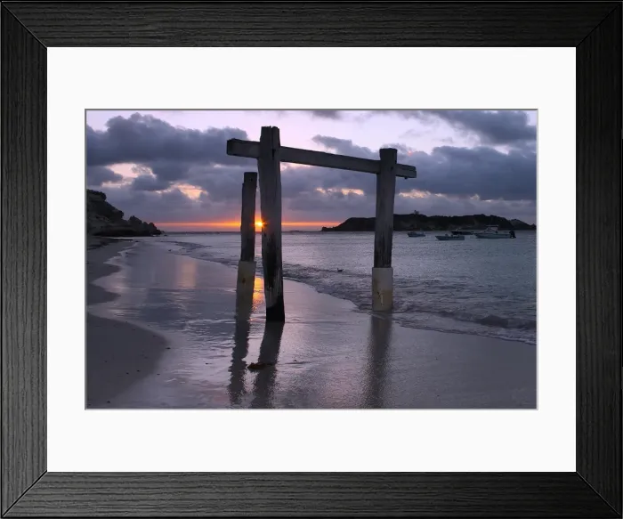 Framed Print : Sunset at Hamelin Framed Print : Sunset at Hamelin