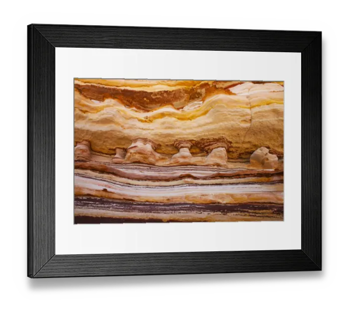 Framed Print : Rock Texture 3