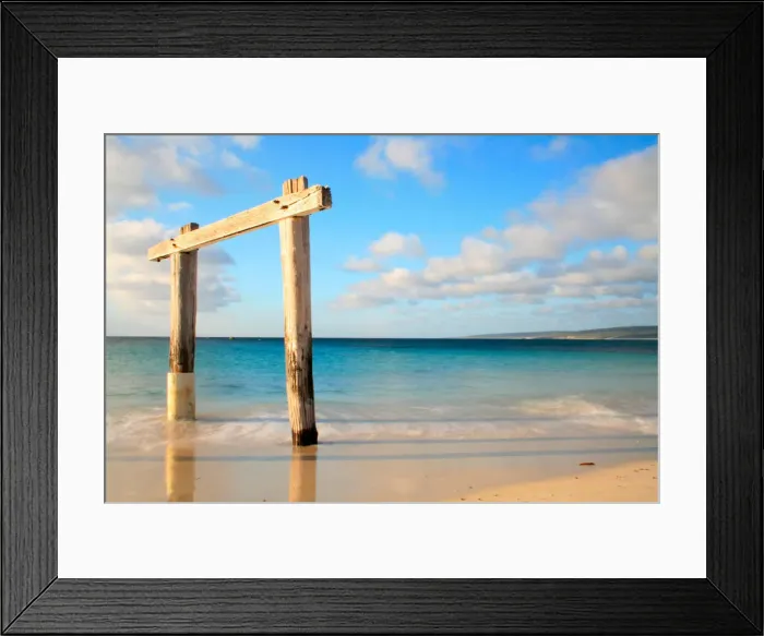 Framed Print : Long exposure of Hamelin Bay Beach Framed Print : Long exposure of Hamelin Bay Beach