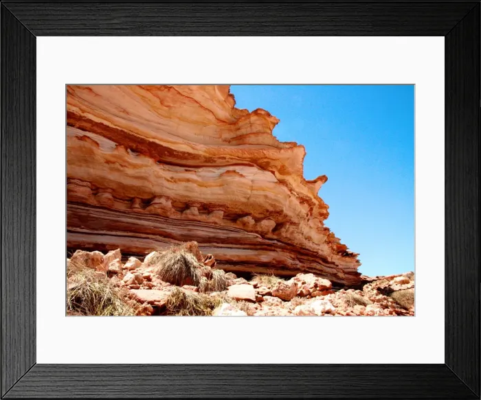Framed Print : Kalbarri Cliff