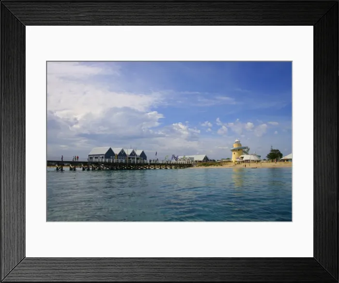 Framed Print : Popular Busselton Jetty Framed Print : Popular Busselton Jetty