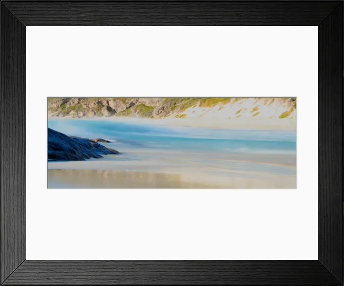 Framed Print : A beautiful long exposure down at the beach