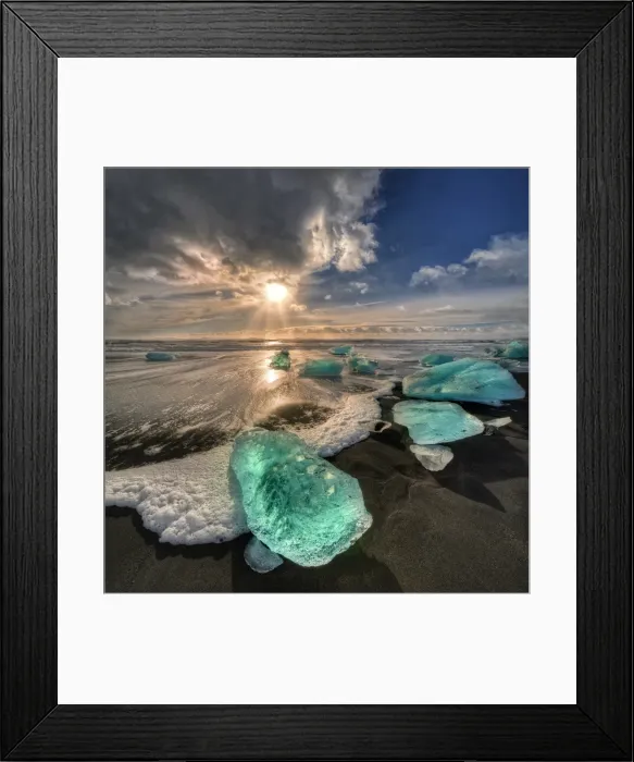 Framed Print : Jokulsarlon beach Framed Print : Jokulsarlon beach