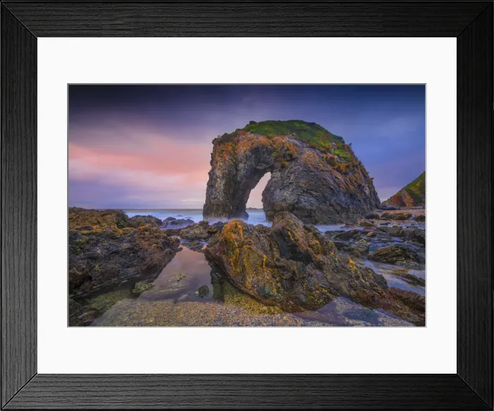 Framed Print : Bermagui, Horse head rock and pristine coastal areas of the southern coastline of New South Wales, Australia