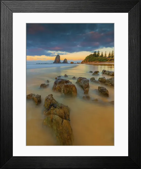 Framed Print : Coastal view at Narooma, southern coastline of New South Wales, Australia