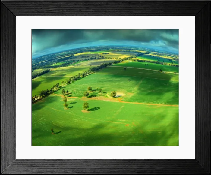 Framed Print : Fields of Green Framed Print : Fields of Green