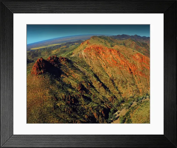 Framed Print : Arkaroola, in the Northern flinders Ranges is a colourful Framed Print : Arkaroola, in the Northern flinders Ranges is a colourful