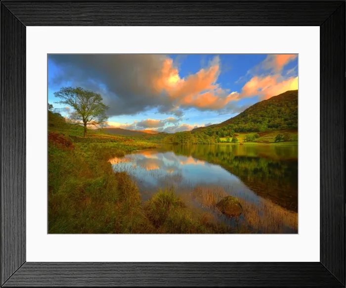 Framed Print : Dawn light on Rydal water, the Lakes District, Cumbria, England, United Kingdom Framed Print : Dawn light on Rydal water, the Lakes District, Cumbria, England, United Kingdom
