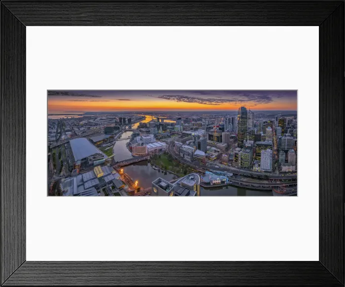 Framed Print : Melbourne city view, Victoria, Australia Framed Print : Melbourne city view, Victoria, Australia