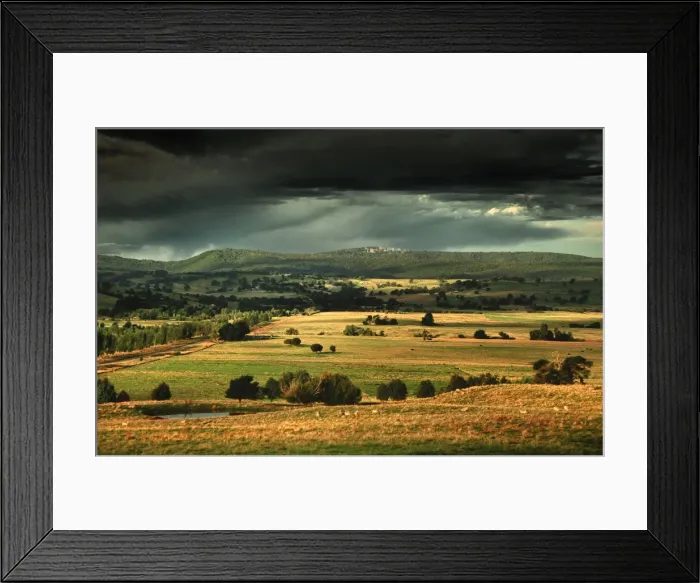 Framed Print : Countryside near Mansfield, Victoria, Australia