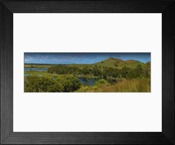 Framed Print : Bobs lagoon, central north King Island, Bass Strait, Tasmania, Australia
