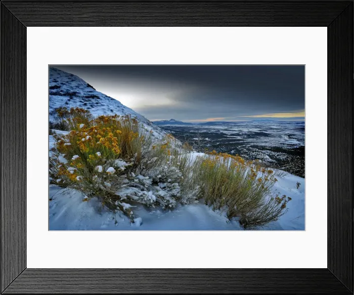 Framed Print : View to Mesa Verde, Colorado, south west United States of America