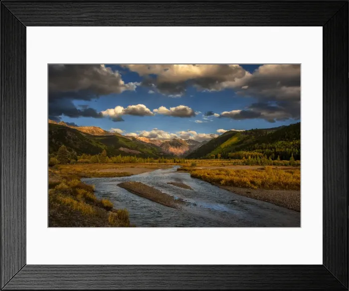 Framed Print : Telluride valley, Colorado, south west United States of America
