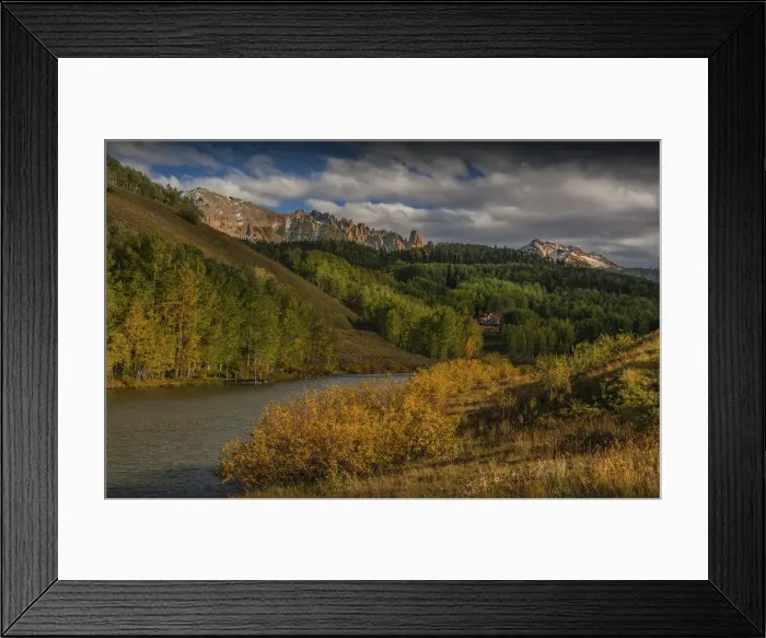 Framed Print : A view towards the San Juan mountains, Colorado, south west United States of America Framed Print : A view towards the San Juan mountains, Colorado, south west United States of America
