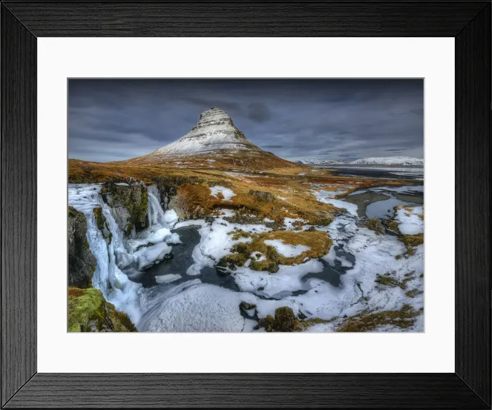 Framed Print : Grundarfjordur in Winter Framed Print : Grundarfjordur in Winter