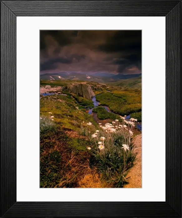 Framed Print : A dramatic view from Mount Kosciusko, New South Wales, Australia