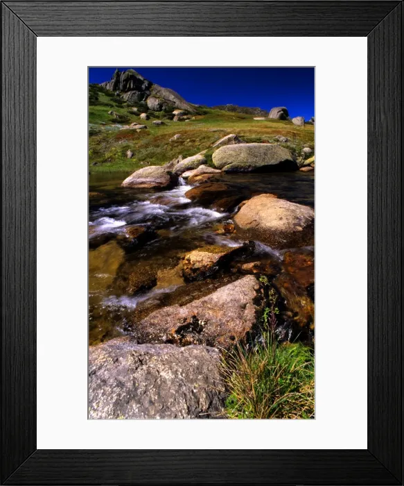 Framed Print : An Alpine view, Snowy Mountains, New South Wales, Australia