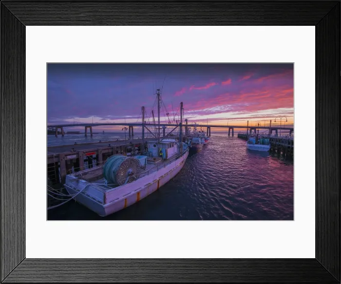 Framed Print : San Remo Dawn, Western port bay, Victoria, Australia