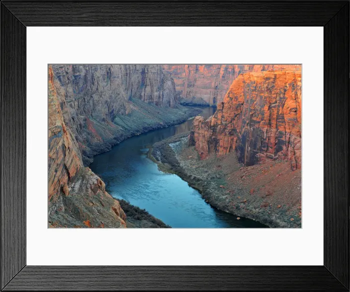 Framed Print : The Colorado river, Arizona, United States of America