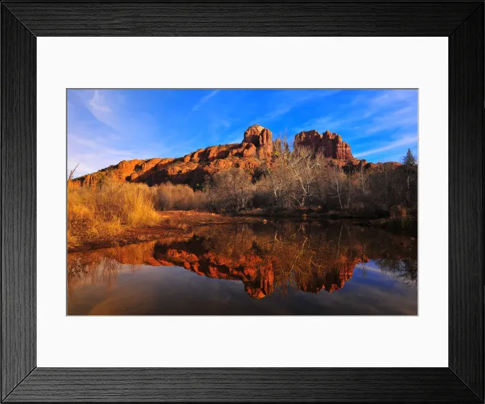 Framed Print : Courthouse rock, Sedona, Arizona, United States of America Framed Print : Courthouse rock, Sedona, Arizona, United States of America