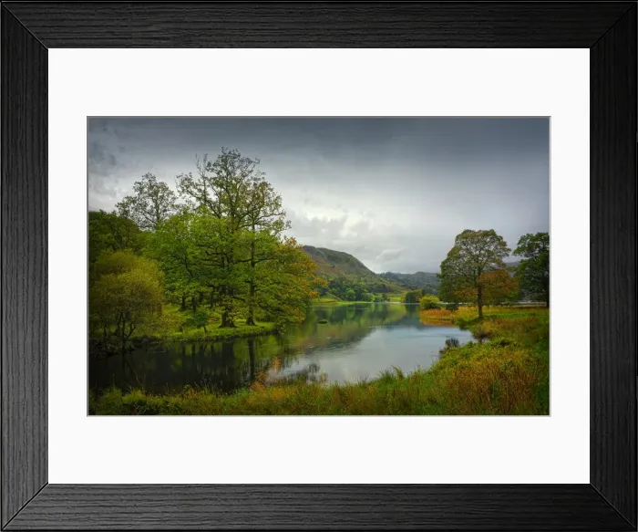Framed Print : Rydal water, in the Lake district, Cumbria, north west England, United kingdom