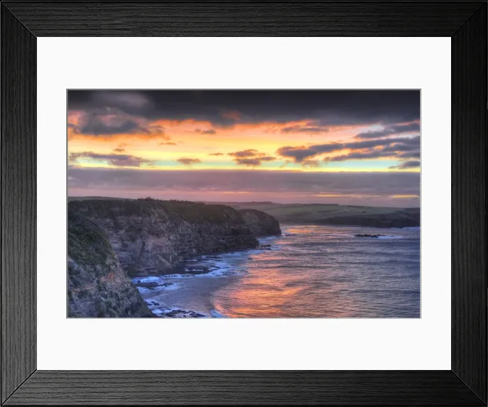 Framed Print : Dawn at Bushrangers bay, near Cape Schanck, Mornington Peninsular, Victoria Framed Print : Dawn at Bushrangers bay, near Cape Schanck, Mornington Peninsular, Victoria
