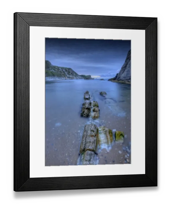 Framed Print : Man O War bay, on the Jurassic coastline of Dorset, England, United Kingdom