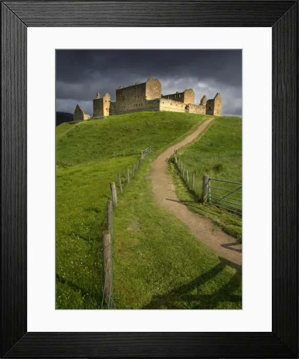 Framed Print : A view of Ruthven Barracks, Badenoch, Scotland, United Kingdom Framed Print : A view of Ruthven Barracks, Badenoch, Scotland, United Kingdom