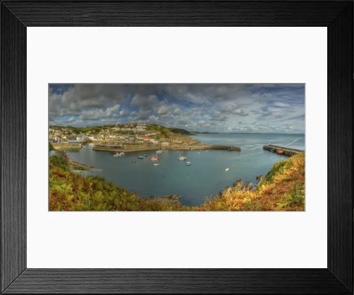 Framed Print : Mevagissey Harbour, Cornwall, England, United Kingdom