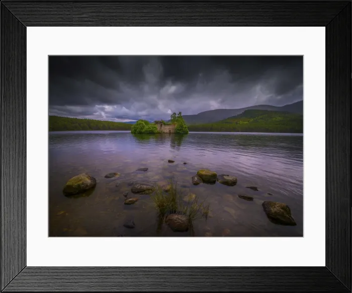 Framed Print : Loch Eilein, Scotland, United Kingdom
