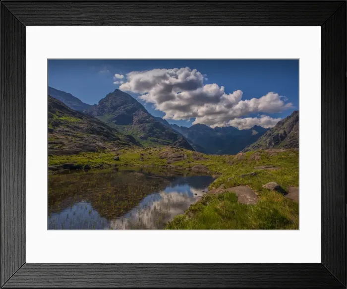 Framed Print : Elgol and a view to the Cuillins, Isle of Skye, Scotland, United Kingdom